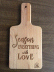 Laser Etched Cutting Board